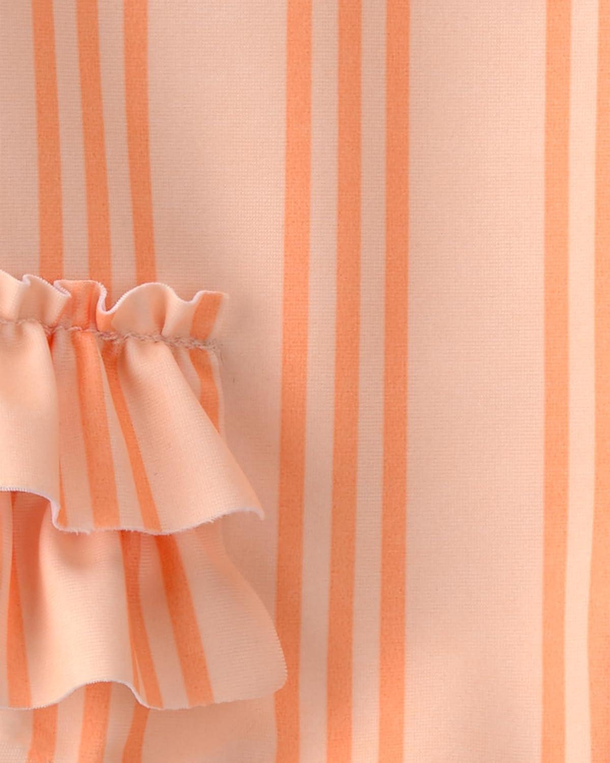 imageCarters BabyGirls 1Piece RashguardOrange Stripe