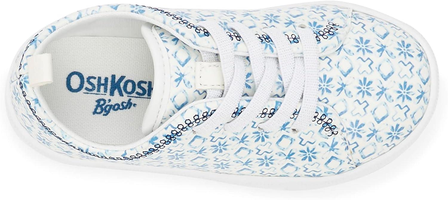 imageOshKosh BGosh Toddler and Little Girls Lola Casual ShoeWhiteBlue