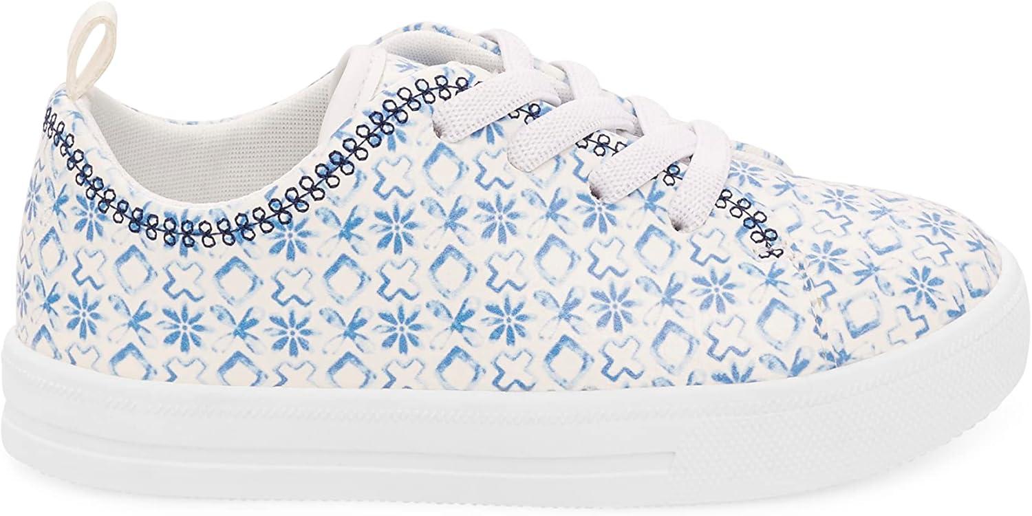 imageOshKosh BGosh Toddler and Little Girls Lola Casual ShoeWhiteBlue